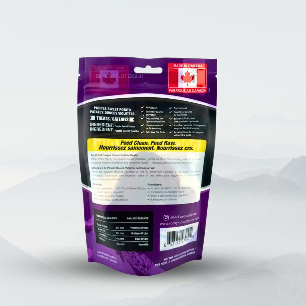 Rocky Mountain Raw Purple Sweet Potato