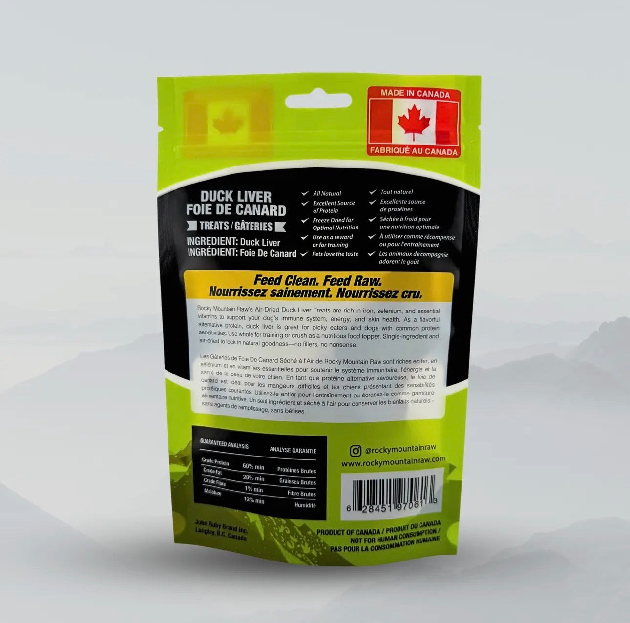 Rocky Mountain Raw Duck Liver